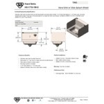 T&S HS-1715-1W-S 17 3/8 T&S HS-1715-1W-S 17 3/8