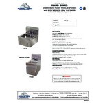 Advance Tabco 7-PS-65 Wall Mounted Hand Sink with Undermount Paper Towel Dispenser - 17 1/4 Advance Tabco 7-PS-65 Wall Mounted Hand Sink with Undermount Paper Towel Dispenser - 17 1/4
