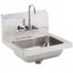 Advance Tabco 7-PS-68 Hand Sink with Splash Mount Faucet and Wrist Handles - 17 1/4