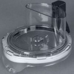 Waring WFP16SCD Dice Combination Food Processor with 4 Qt. Clear Bowl, Continuous Feed Attachment, and 3 Discs - 2 hp