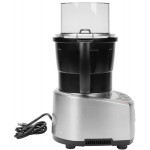 Waring WFP16SCD Dice Combination Food Processor with 4 Qt. Clear Bowl, Continuous Feed Attachment, and 3 Discs - 2 hp