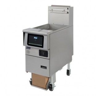 Pitco® PTG14 NAT TorQ 35 lb. Natural Gas Stainless Steel Continuous Filtration Floor Fryer - 75,000 BTU