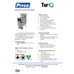 Pitco® PTG14 NAT TorQ 35 lb. Natural Gas Stainless Steel Continuous Filtration Floor Fryer - 75,000 BTU