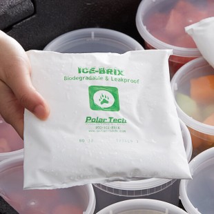Polar Tech BD12 12 oz. Ice Brix Biodegradable Cold Pack - 48/Case