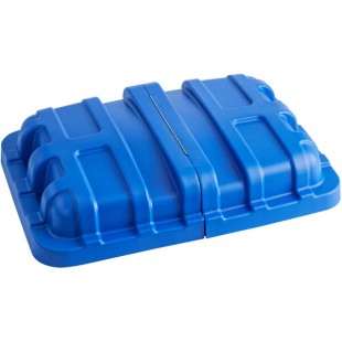 Lavex 16 Cubic Foot Blue Cube Truck Lid Lavex 16 Cubic Foot Blue Cube Truck Lid