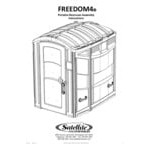 Satellite Industries 1155-605 Toilet Seat Cover Dispenser for Portable Restrooms