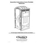 Satellite Industries 1155-605 Toilet Seat Cover Dispenser for Portable Restrooms