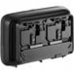 Tork Elevation OptiServe 558068 Coreless High-Capacity Black Double Roll Toilet Tissue Dispenser T5 / T7