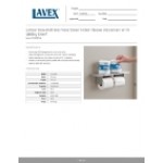 Lavex Two-Roll Stainless Steel Toilet Tissue Dispenser with Utility Shelf Lavex Two-Roll Stainless Steel Toilet Tissue Dispenser with Utility Shelf