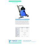 NaceCare Solutions WVD 902 K-899651 12 Gallon Dual Motor Wet / Dry Vacuum with BS7 Toolkit - 1600W NaceCare Solutions WVD 902 K-899651 12 Gallon Dual Motor Wet / Dry Vacuum with BS7 Toolkit - 1600W