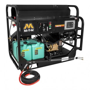 Mi-T-M HS Series HS-4005-0MDK Diesel-Fired Hot Water Pressure Washer with Kubota Engine - 4,000 PSI; 4.5 GPM Mi-T-M HS Series HS-4005-0MDK Diesel-Fired Hot Water Pressure Washer with Kubota Engine - 4,000 PSI; 4.5 GPM