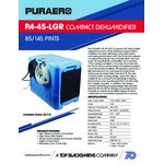 PURAERO PA-45-LGR-BL Blue 145 Pint Compact LGR Dehumidifier PURAERO PA-45-LGR-BL Blue 145 Pint Compact LGR Dehumidifier
