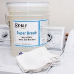 Noble 5 Gallon / 640 oz. Super Break Alkaline Laundry Soil Breaker Noble 5 Gallon / 640 oz. Super Break Alkaline Laundry Soil Breaker