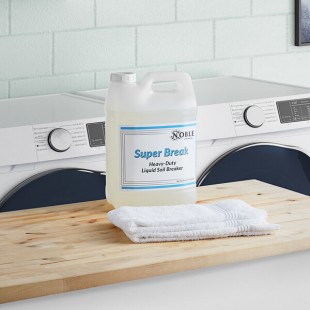 Noble 2.5 Gallon / 320 oz. Super Break Alkaline Laundry Soil Breaker - 2/Case Noble 2.5 Gallon / 320 oz. Super Break Alkaline Laundry Soil Breaker - 2/Case