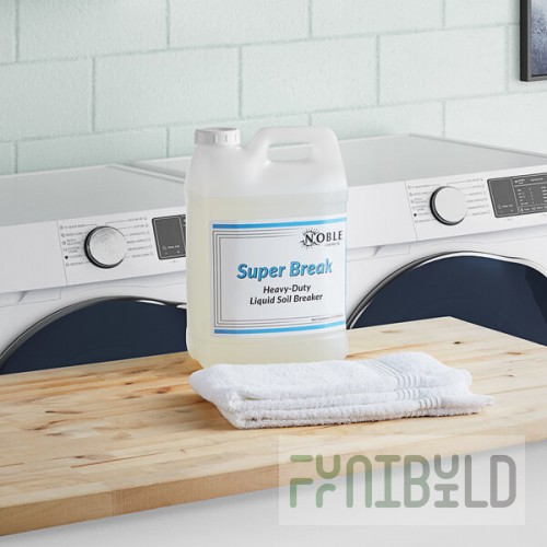 Noble 2.5 Gallon / 320 oz. Super Break Alkaline Laundry Soil Breaker - 2/Case