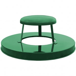 Witt Industries M3601-RCL-GN Green Steel Rain Cap Lid for Oakley Series 36 Gallon Decorative Trash Can Witt Industries M3601-RCL-GN Green Steel Rain Cap Lid for Oakley Series 36 Gallon Decorative Trash Can