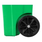 Toter ONA24-10456 Organics 24 Gallon Lime Green Rectangular Rotational Molded Rollout Cart with Lid Toter ONA24-10456 Organics 24 Gallon Lime Green Rectangular Rotational Molded Rollout Cart with Lid