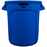 Rubbermaid® 1779699 BRUTE 10 Gallon Blue Round Trash Can