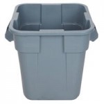 Rubbermaid® 1779699 BRUTE 10 Gallon Blue Round Trash Can