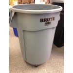 Rubbermaid® 1779699 BRUTE 10 Gallon Blue Round Trash Can