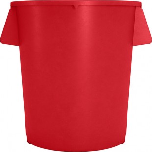 Carlisle 84104405 Bronco 44 Gallon Red Round Trash Can Carlisle 84104405 Bronco 44 Gallon Red Round Trash Can