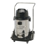 Powr-Flite PF57 20 Gallon Stainless Steel Dual Motor Wet / Dry Vacuum with Toolkit