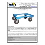 Vestil Adjustable Tote Dolly with 6