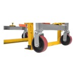 Vestil 4,000 lb. 2-Piece Yellow Steel Machinery / Vending Machine Transporter with 190