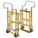 Vestil 4,000 lb. 2-Piece Yellow Steel Machinery / Vending Machine Transporter with 190