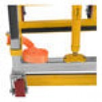 Vestil 4,000 lb. 2-Piece Yellow Steel Machinery / Vending Machine Transporter with 190