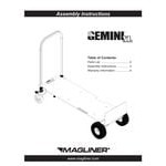 Magliner Gemini XL 500 lb. 2-in-1 Convertible Hand Truck with 10