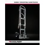 Magliner Gemini XL 500 lb. 2-in-1 Convertible Hand Truck with 10