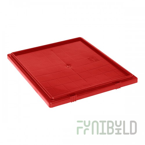 Quantum LID231RD Red Lid for SNT225RD and SNT230RD Stack and Nest Totes