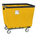 R&B Wire Products, Inc. 12 Bushel Black Fully Sewn Vinyl Basket Truck with Swivel Casters 412SOC/BLK R&B Wire Products, Inc. 12 Bushel Black Fully Sewn Vinyl Basket Truck with Swivel Casters 412SOC/BLK