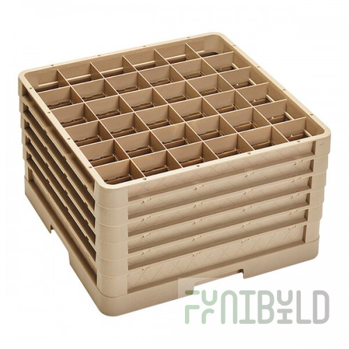 Vollrath CR7CCCCC Traex® 36 Compartment Beige Full-Size Closed Wall 11