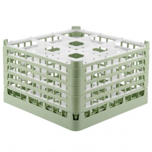 Vollrath 52731 Signature Full-Size Light Green 9-Compartment 9 15/16