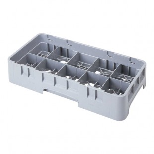 Cambro 10HC258151 Soft Gray 10 Compartment Half Size 2 5/8