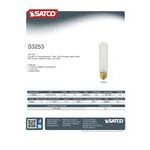 Satco S3253 40 Watt Frosted Shatterproof Finish Incandescent Rough Service Light Bulb (T10) Satco S3253 40 Watt Frosted Shatterproof Finish Incandescent Rough Service Light Bulb (T10)