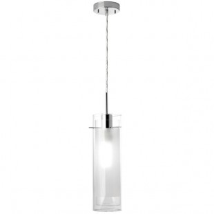 Globe Classic Polished Chrome Pendant Light - 120V, 40W