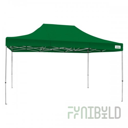 Caravan Canopy 21503105042 Aluma 15' x 10' Green Commercial Grade Instant Canopy Deluxe Kit