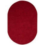 Joy Carpets Kid Essentials Endurance 6' x 9' Taupe Oval Area Rug Joy Carpets Kid Essentials Endurance 6' x 9' Taupe Oval Area Rug