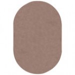 Joy Carpets Kid Essentials Endurance 6' x 9' Taupe Oval Area Rug Joy Carpets Kid Essentials Endurance 6' x 9' Taupe Oval Area Rug