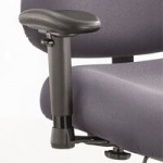 Safco 3590BL Optimus High Back Adjustable Black Big & Tall Chair