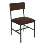 BFM Seating Meghan Black Powder-Coated Steel Customizable Bench with Black Vinyl Seat BFM Seating Meghan Black Powder-Coated Steel Customizable Bench with Black Vinyl Seat