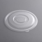 Visions 160 oz. Clear PET Plastic Round Catering / Serving Bowl - 25/Case Visions 160 oz. Clear PET Plastic Round Catering / Serving Bowl - 25/Case