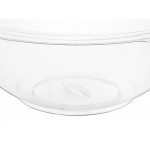 Visions 160 oz. Clear PET Plastic Round Catering / Serving Bowl - 25/Case Visions 160 oz. Clear PET Plastic Round Catering / Serving Bowl - 25/Case