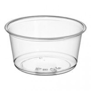 Fabri-Kal Alur 12 oz. Recycled Clear PET Plastic Round Deli Container - 50/Pack Fabri-Kal Alur 12 oz. Recycled Clear PET Plastic Round Deli Container - 50/Pack