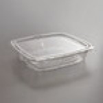 Dart ClearPac SafeSeal 35 oz. Tamper-Resistant, Tamper-Evident Hinged Container with Flat Lid - 200/Case Dart ClearPac SafeSeal 35 oz. Tamper-Resistant, Tamper-Evident Hinged Container with Flat Lid - 200/Case