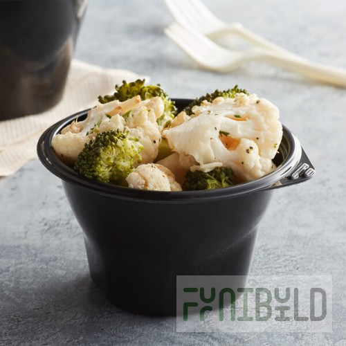 Fabri-Kal FC12B SideKicks 12 oz. Microwaveable Side Dish Bowl / Container - 750/Case