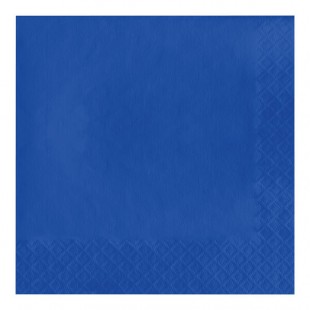 Creative Converting 573147B Cobalt Blue 3-Ply Beverage Napkin - 500/Case Creative Converting 573147B Cobalt Blue 3-Ply Beverage Napkin - 500/Case